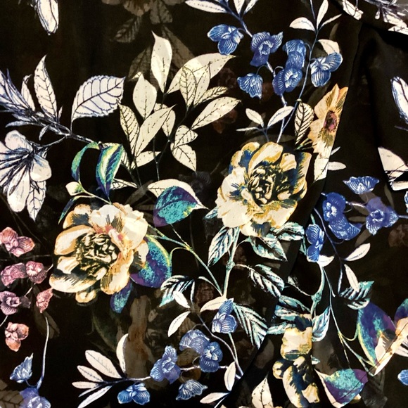 Spenser Jeremy Women's Floral Printed Faux Wrap Ruffle Maxi Dress S10 - Picture 8 of 14